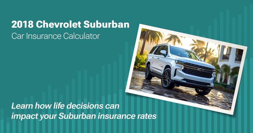 2018 Chevrolet Suburban car insurance calculator image