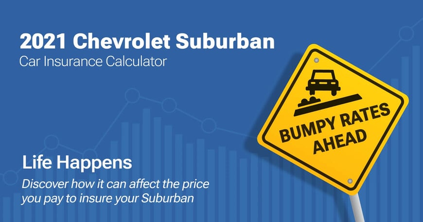 2021 Chevrolet Suburban car insurance calculator image