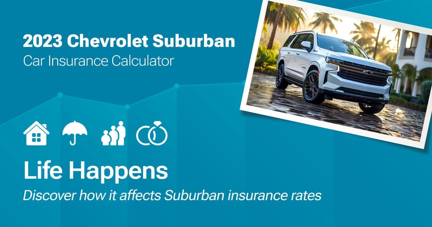 2023 Chevrolet Suburban car insurance calculator image