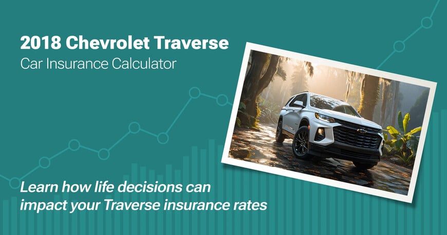 2018 Chevrolet Traverse car insurance calculator image
