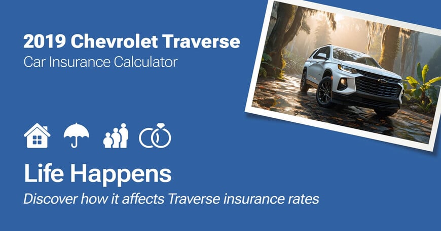 2019 Chevrolet Traverse car insurance calculator image