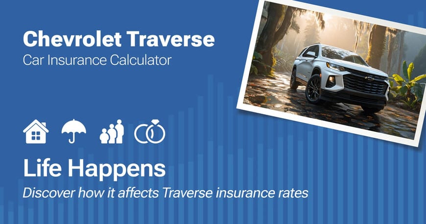 Chevrolet Traverse car insurance calculator image