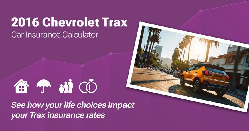 2016 Chevrolet Trax car insurance calculator image