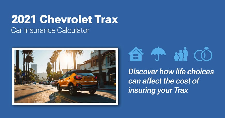2021 Chevrolet Trax car insurance calculator image