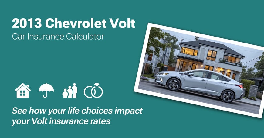 2013 Chevrolet Volt car insurance calculator image