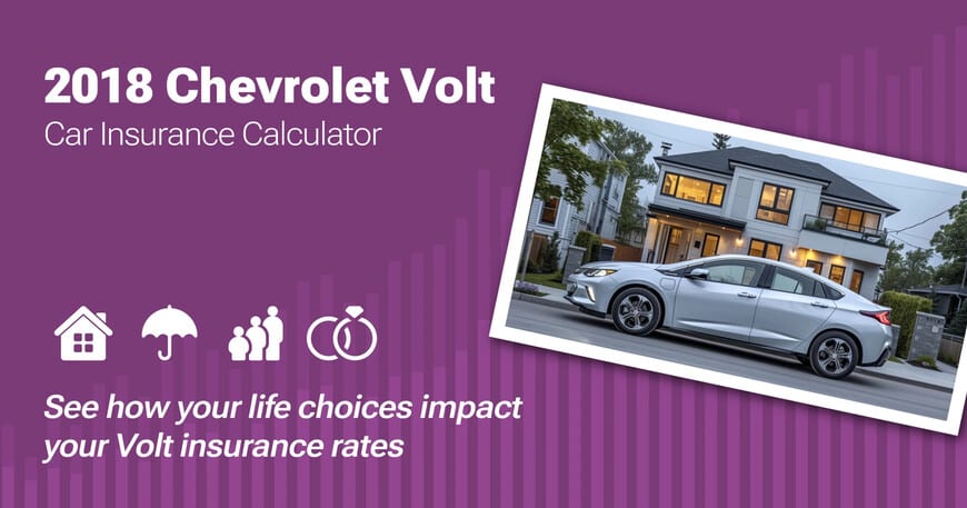 2018 Chevrolet Volt car insurance calculator image