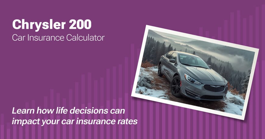 Chrysler 200 car insurance calculator image