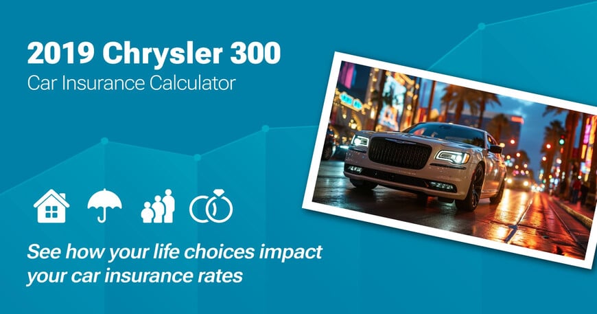 2019 Chrysler 300 car insurance calculator image