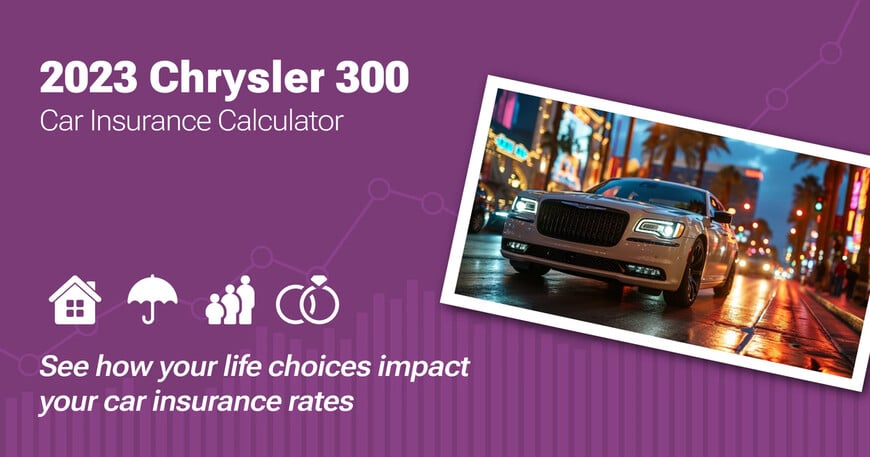 2023 Chrysler 300 car insurance calculator image