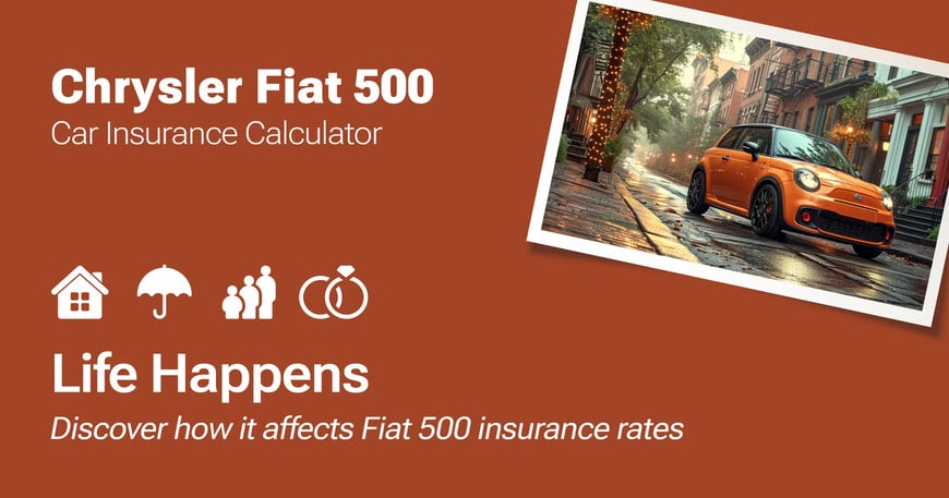 Chrysler Fiat 500 car insurance calculator image