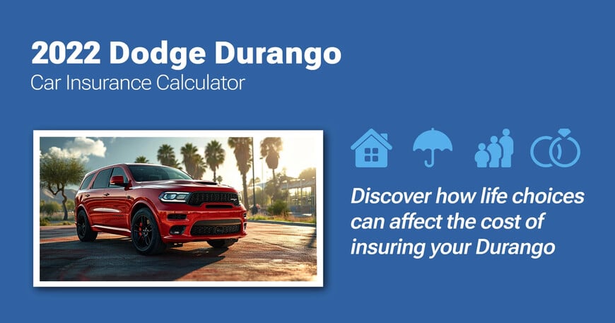 2022 Dodge Durango car insurance calculator image