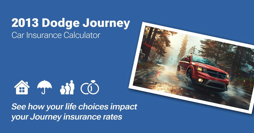 2013 Dodge Journey car insurance calculator image