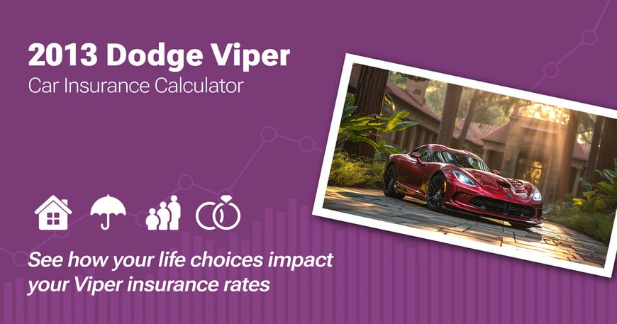 2013 Dodge Viper car insurance calculator image
