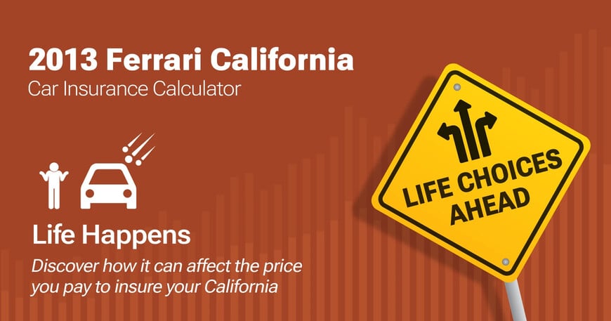 2013 Ferrari California car insurance calculator image