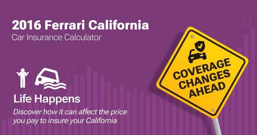 2016 Ferrari California car insurance calculator image