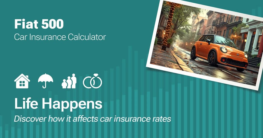 Fiat 500 car insurance calculator image