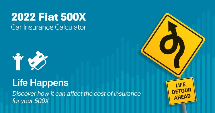 2022 Fiat 500X car insurance calculator image