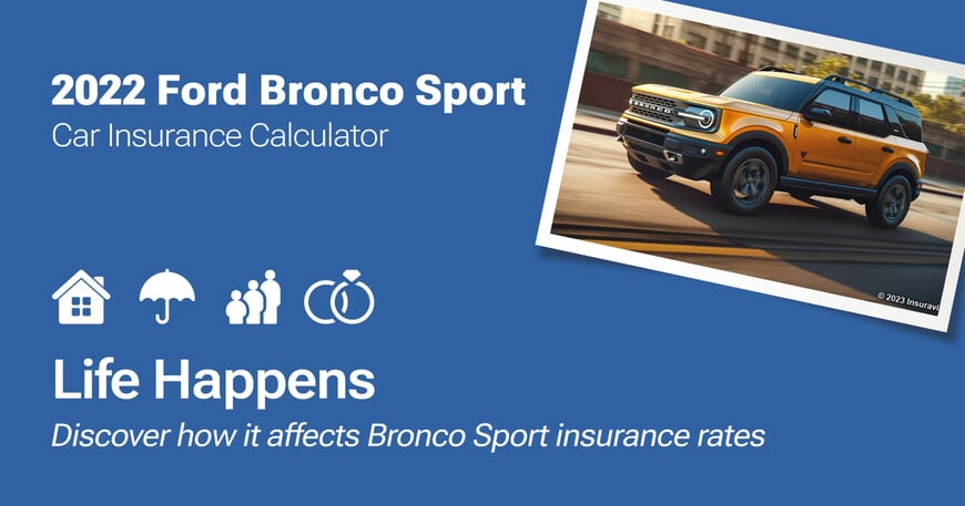 2022 Ford Bronco Sport car insurance calculator image