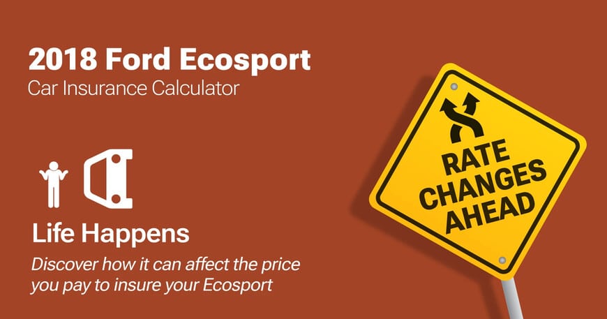 2018 Ford Ecosport car insurance calculator image