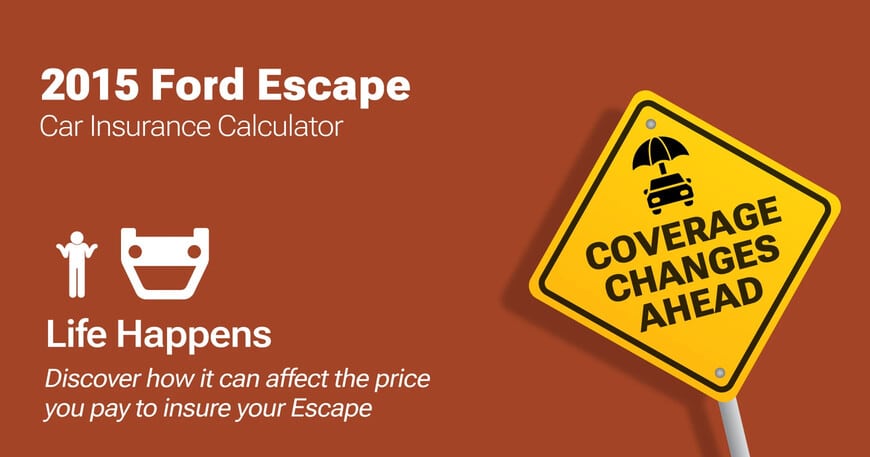 2015 Ford Escape car insurance calculator image