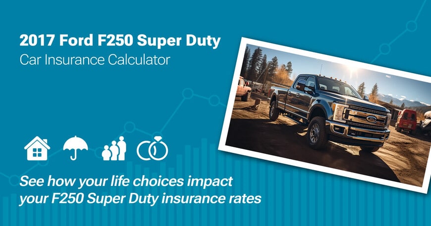 2017 Ford F250 Super Duty car insurance calculator image
