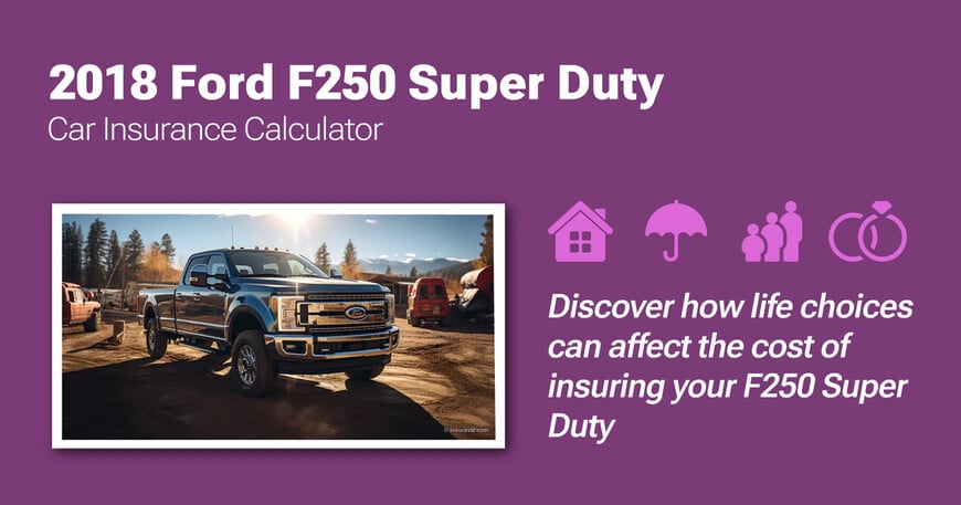 2018 Ford F250 Super Duty car insurance calculator image