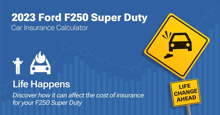 2023 Ford F250 Super Duty car insurance calculator image