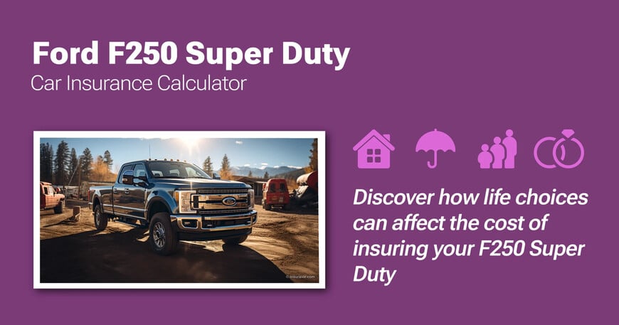 Ford F250 Super Duty car insurance calculator image