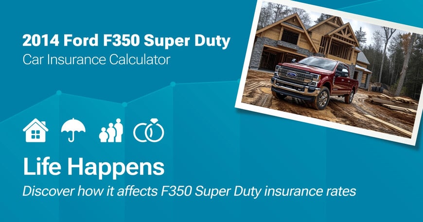 2014 Ford F350 Super Duty car insurance calculator image