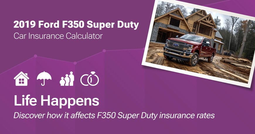 2019 Ford F350 Super Duty car insurance calculator image
