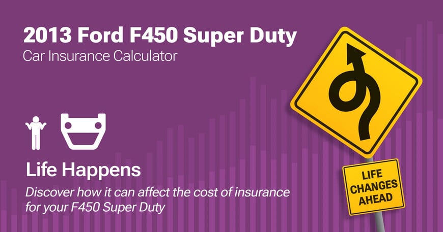 2013 Ford F450 Super Duty car insurance calculator image