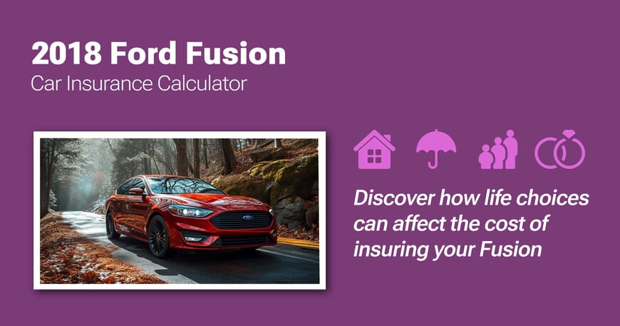 2018 Ford Fusion car insurance calculator image