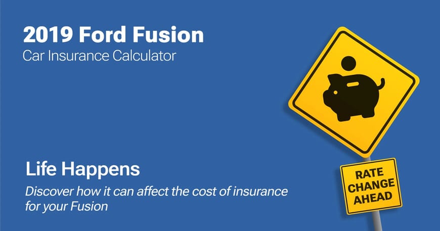 2019 Ford Fusion car insurance calculator image