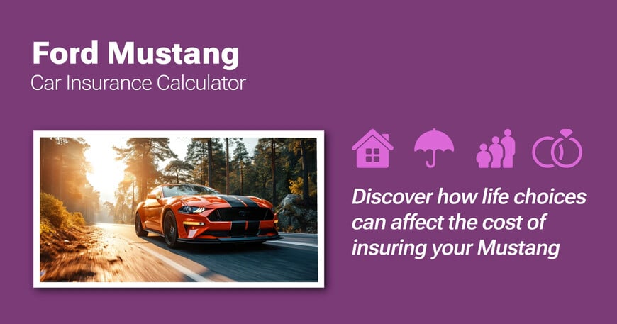 Ford Mustang car insurance calculator image