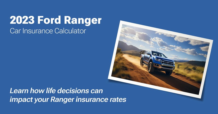 2023 Ford Ranger car insurance calculator image