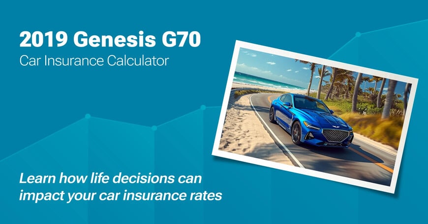 2019 Genesis G70 car insurance calculator image