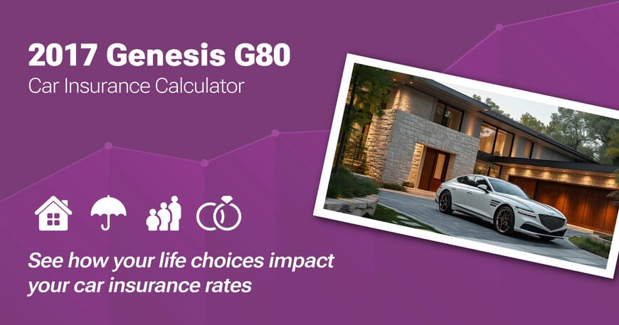 2017 Genesis G80 car insurance calculator image