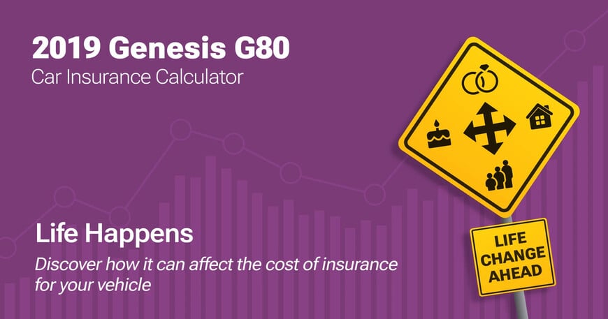 2019 Genesis G80 car insurance calculator image
