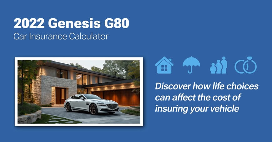 2022 Genesis G80 car insurance calculator image