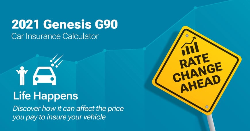 2021 Genesis G90 car insurance calculator image
