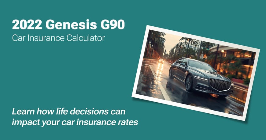 2022 Genesis G90 car insurance calculator image