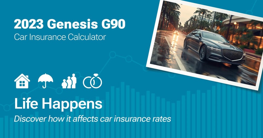 2023 Genesis G90 car insurance calculator image