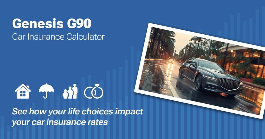 Genesis G90 car insurance calculator image