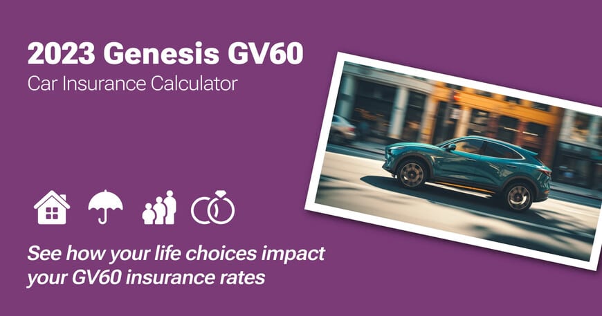 2023 Genesis GV60 car insurance calculator image