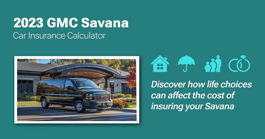 2023 GMC Savana car insurance calculator image