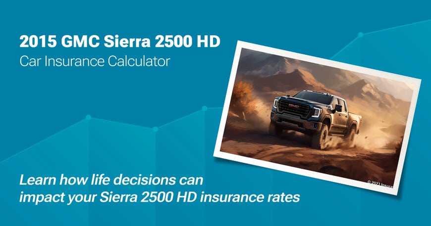 2015 GMC Sierra 2500 HD car insurance calculator image