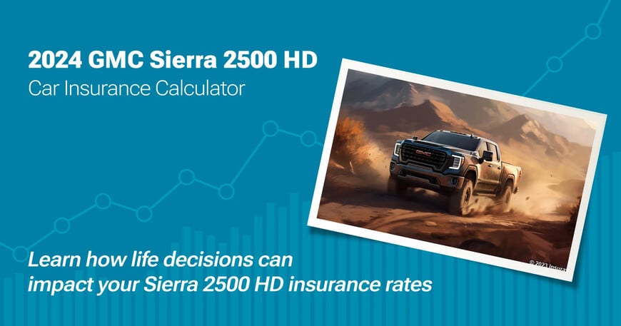 2024 GMC Sierra 2500 HD car insurance calculator image