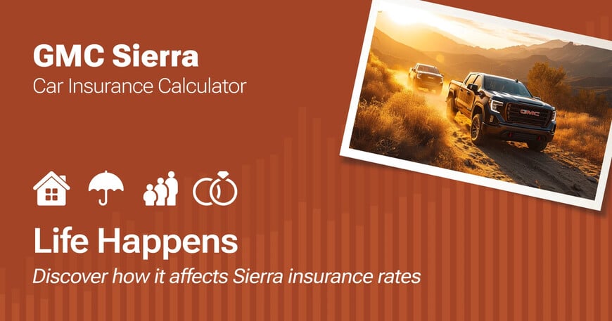 GMC Sierra car insurance calculator image