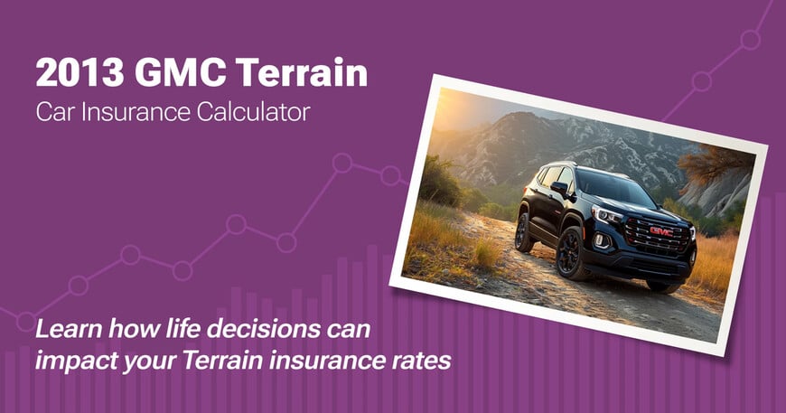 2013 GMC Terrain car insurance calculator image