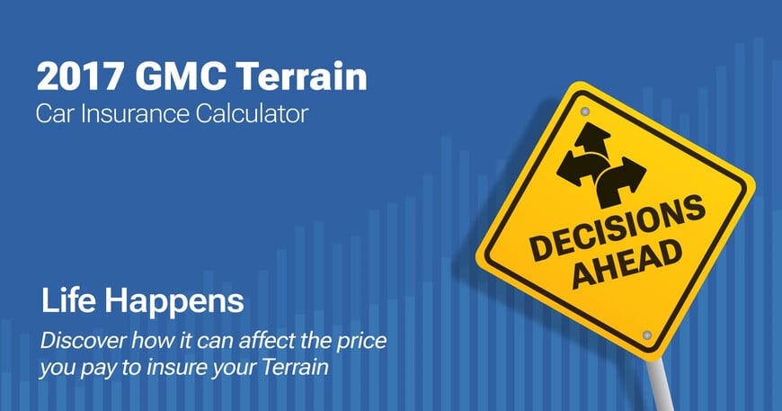 2017 GMC Terrain car insurance calculator image